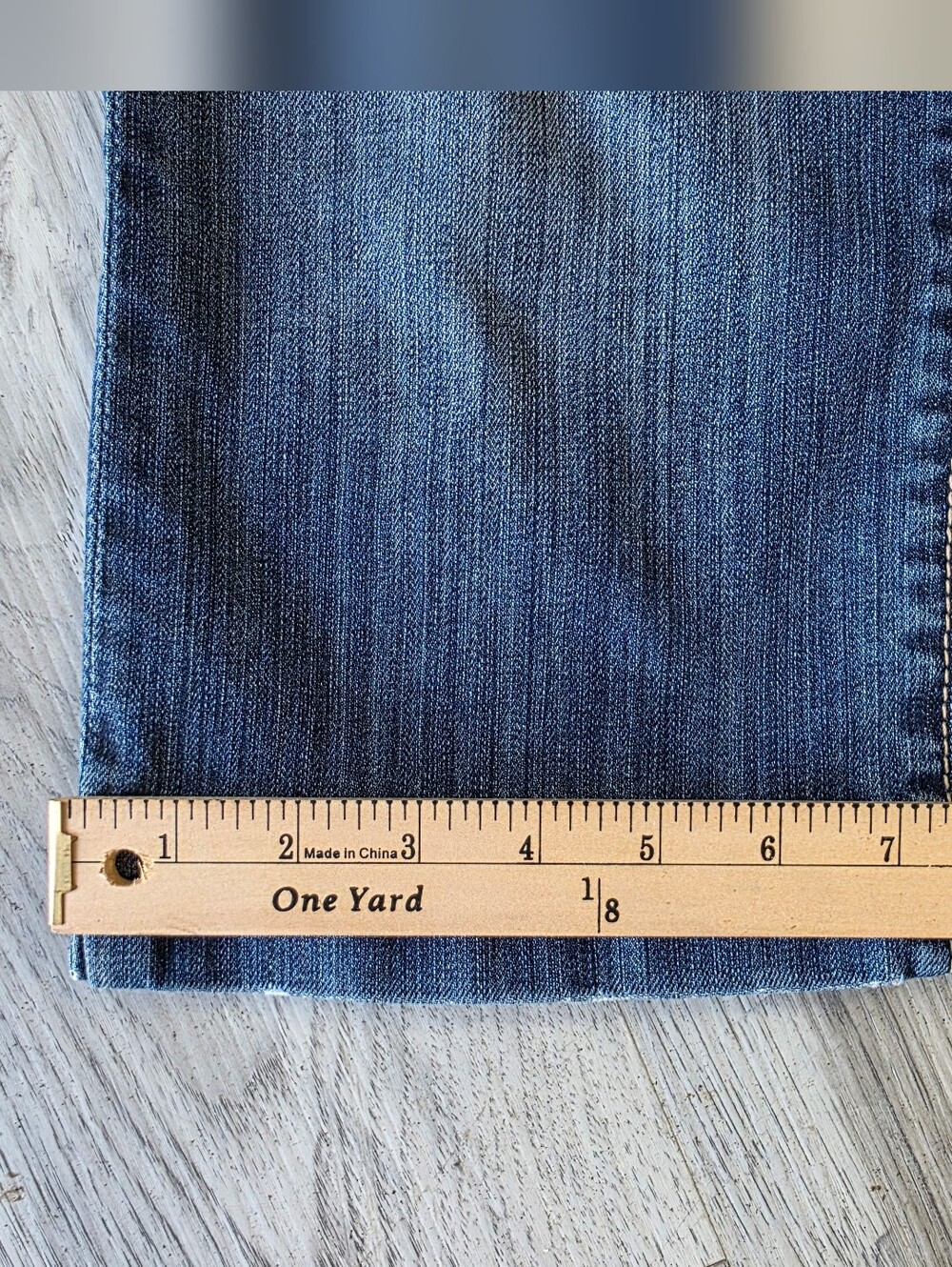 Maurices Dark Blue Distressed Cropped Jeans - Picture 10 of 12